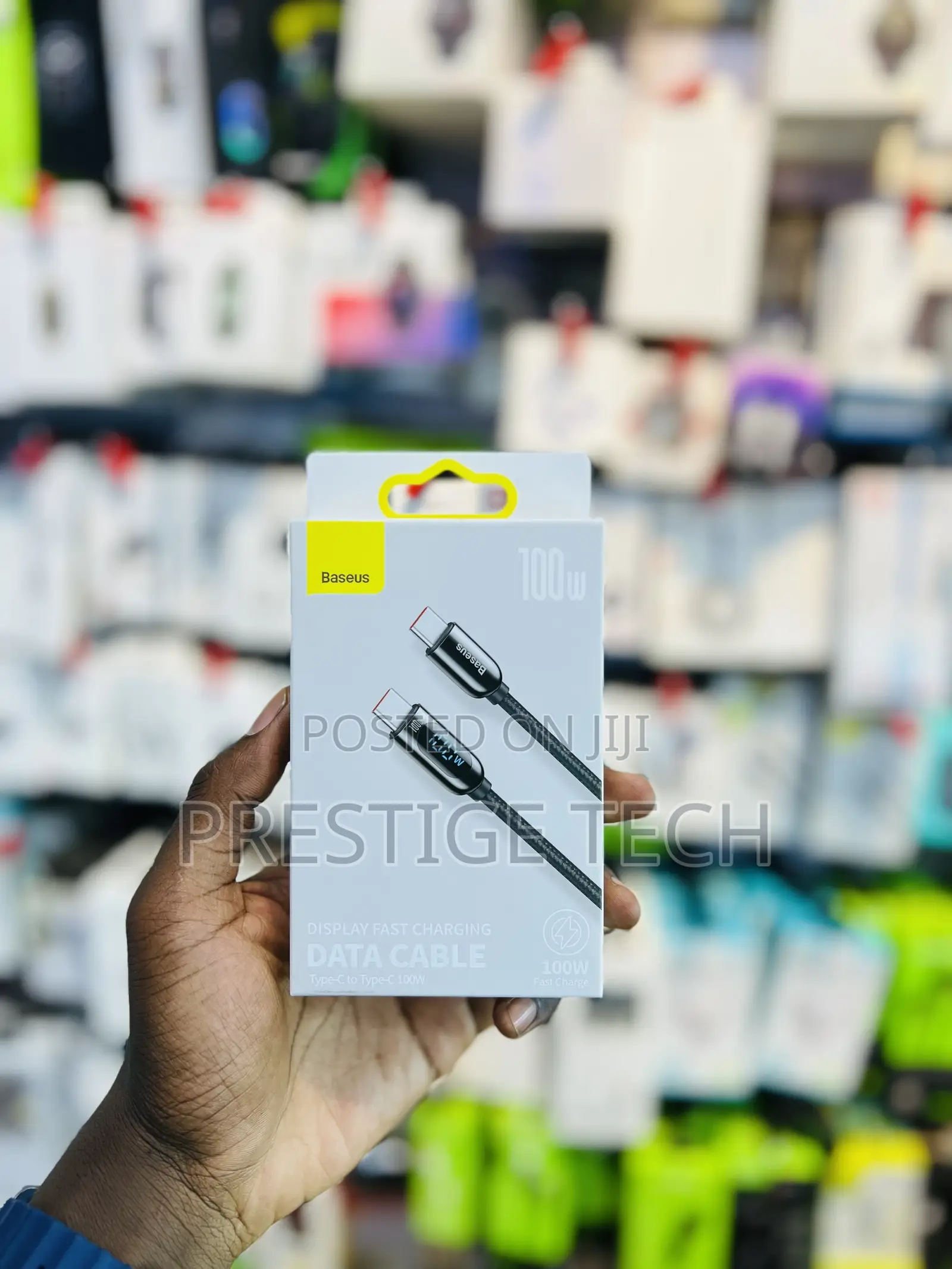 Baseus Display Fast Charging Data Cable (Type C) 100w