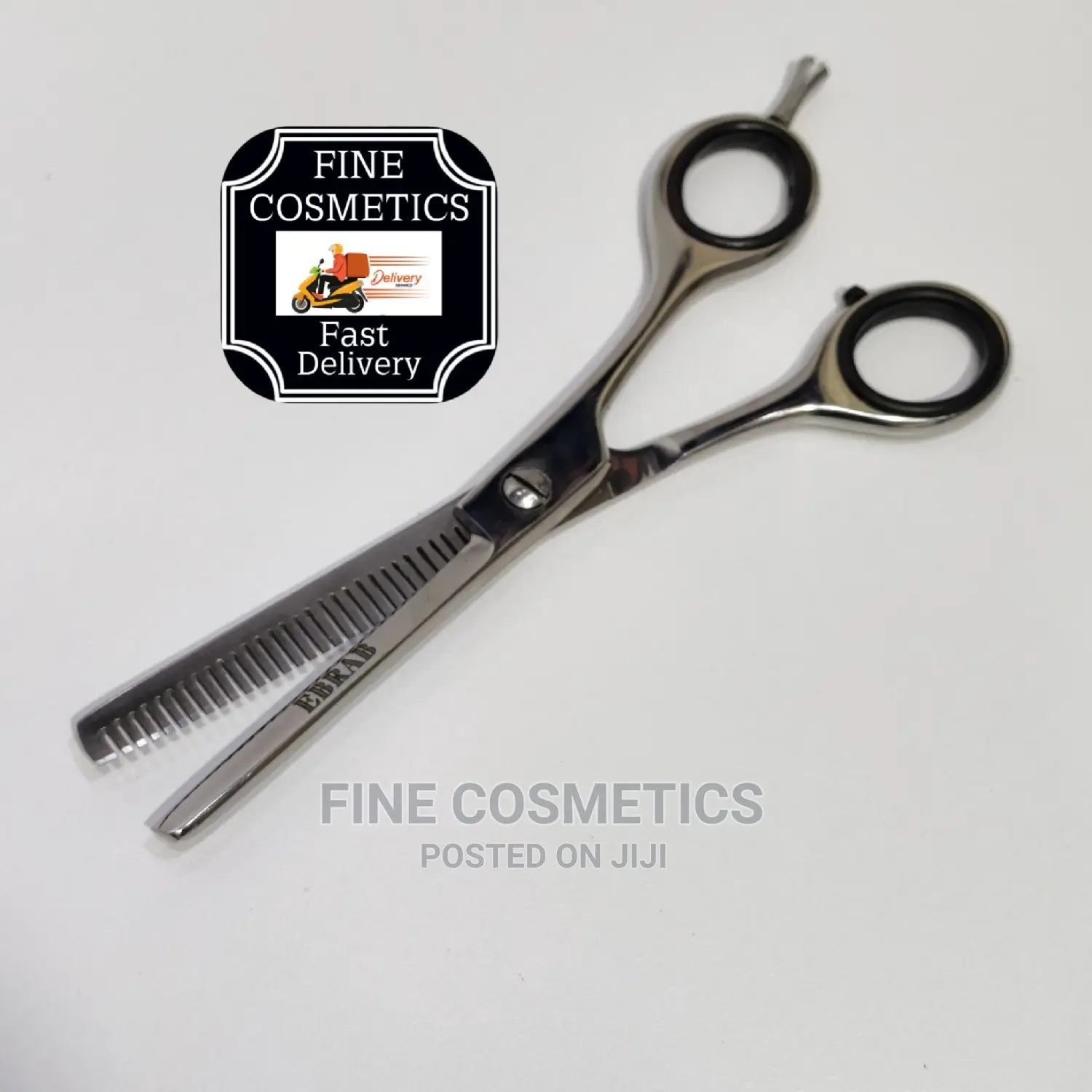 Professional Straight Shaving Razor + Hair Cutting Scissors