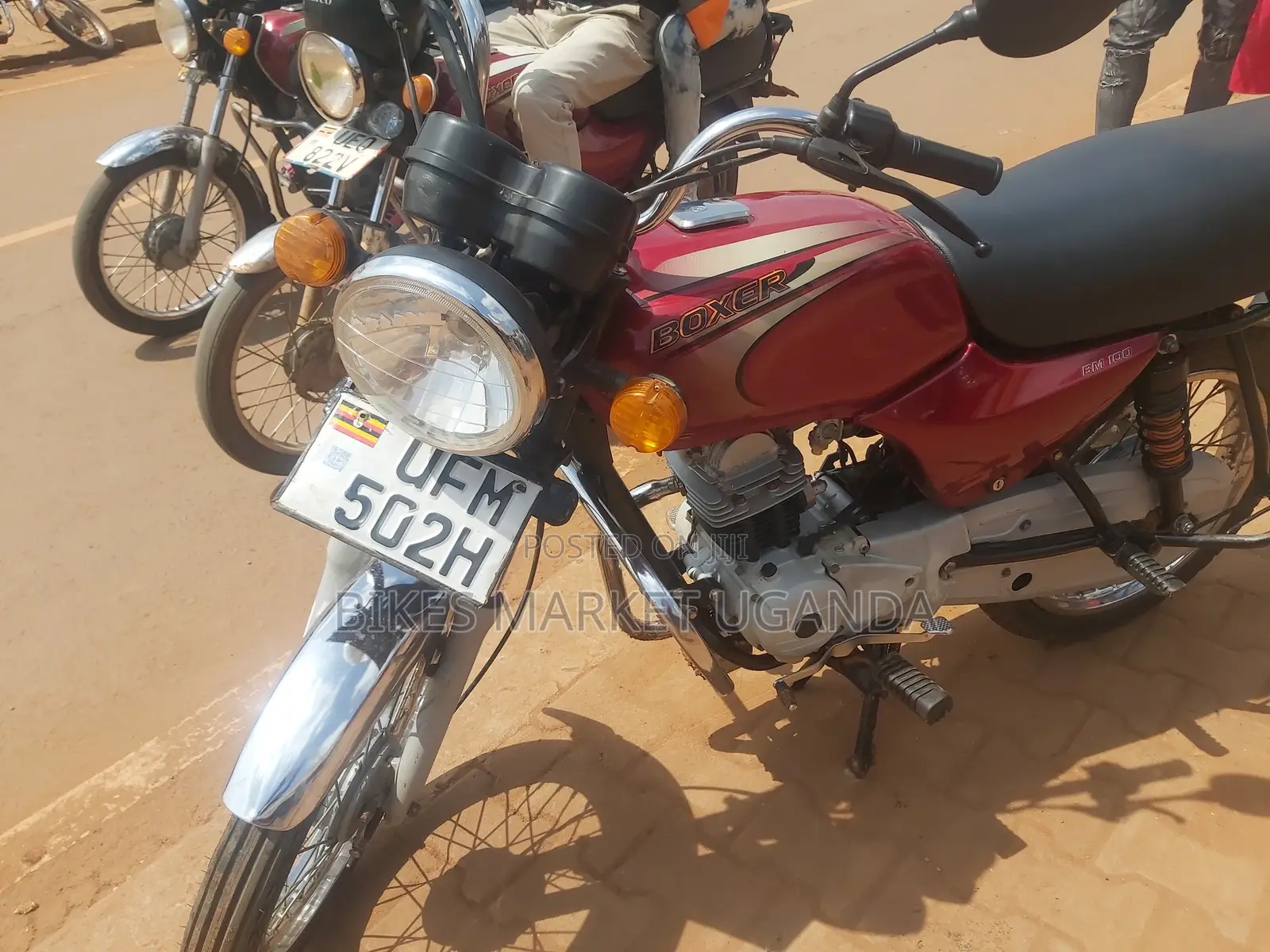 New Bajaj Boxer 2022 Red