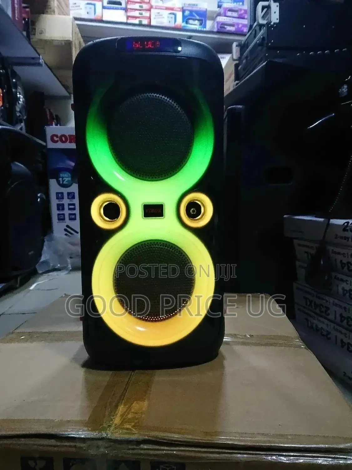 Cortina Portable Movable Party Box/Speaker With Microphone