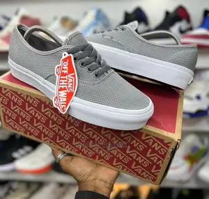 Original Grey Vans Off the Wall Sneakers