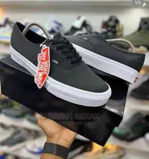 Original Grey Vans Off the Wall Sneakers