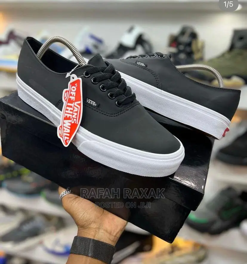 Original Grey Vans Off the Wall Sneakers
