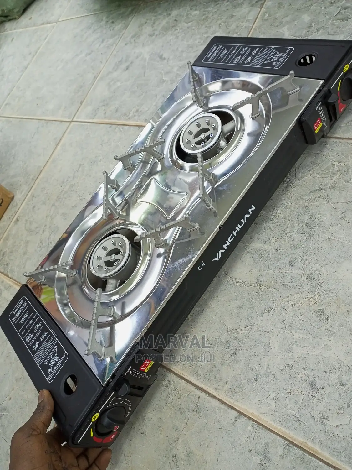 Portable Double Gas Stove