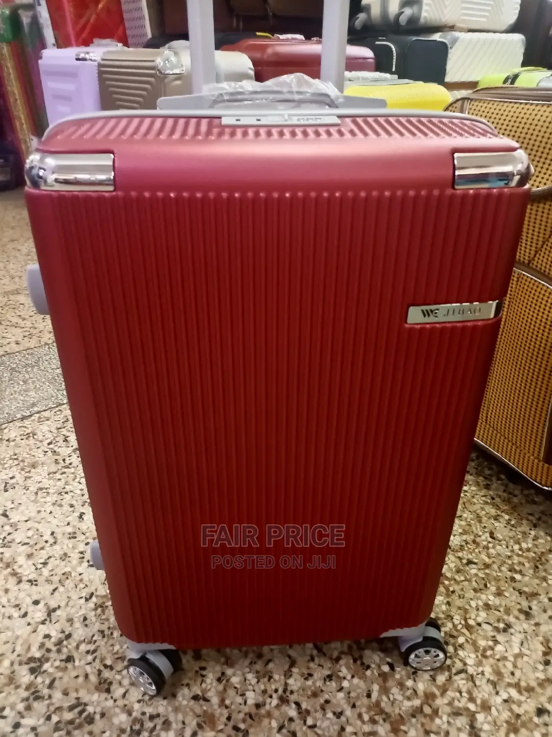 Plastic Suitcases (Red)