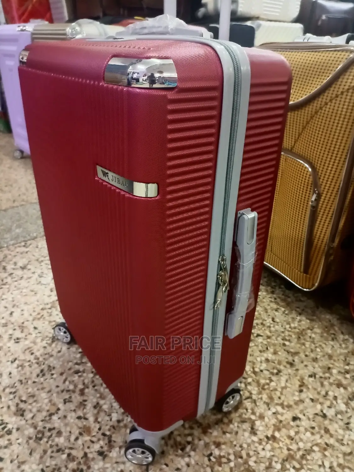 Plastic Suitcases (Red)