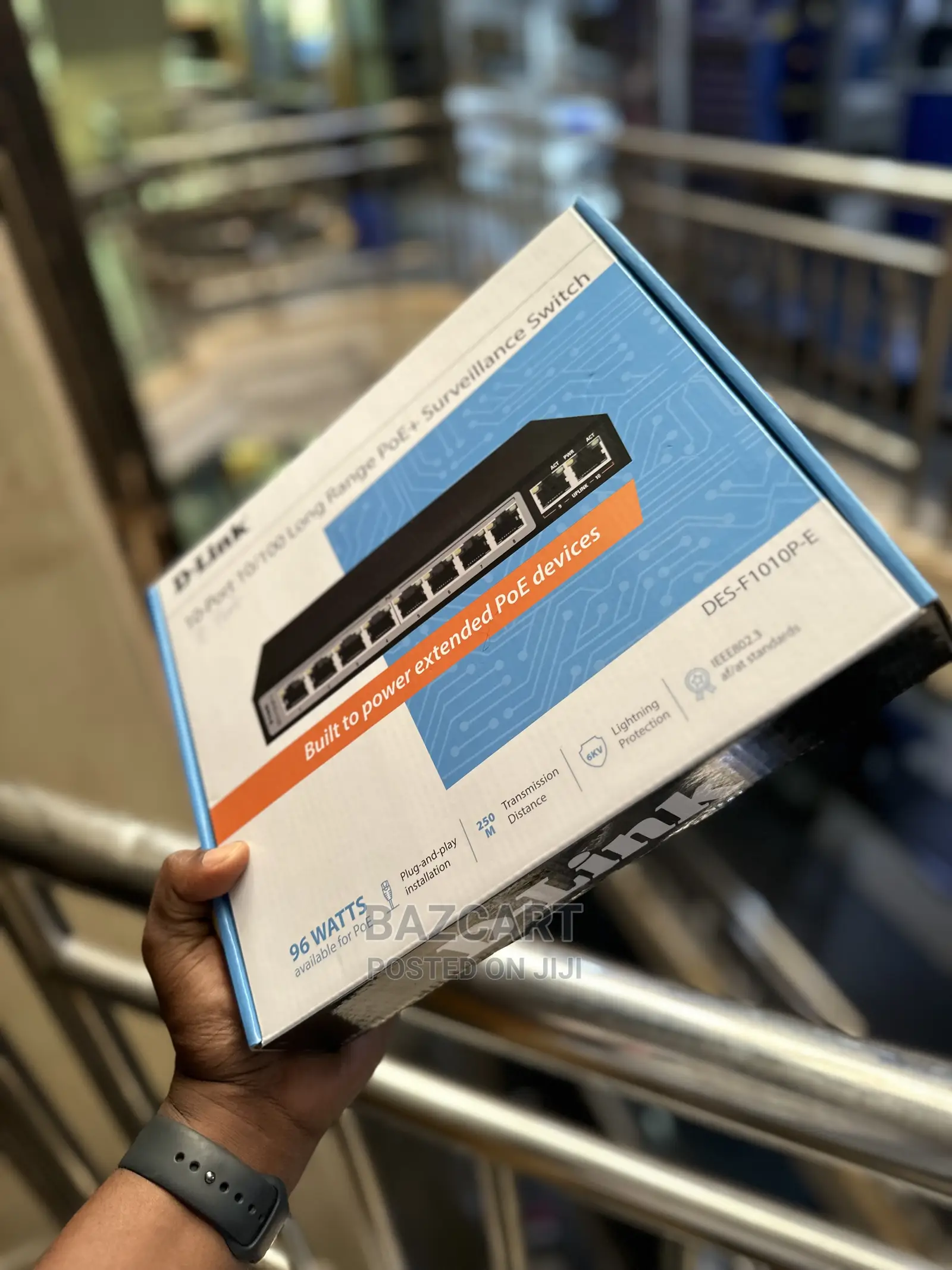 10-Port 10/100 Long Range Poe+ Surveillance Switch