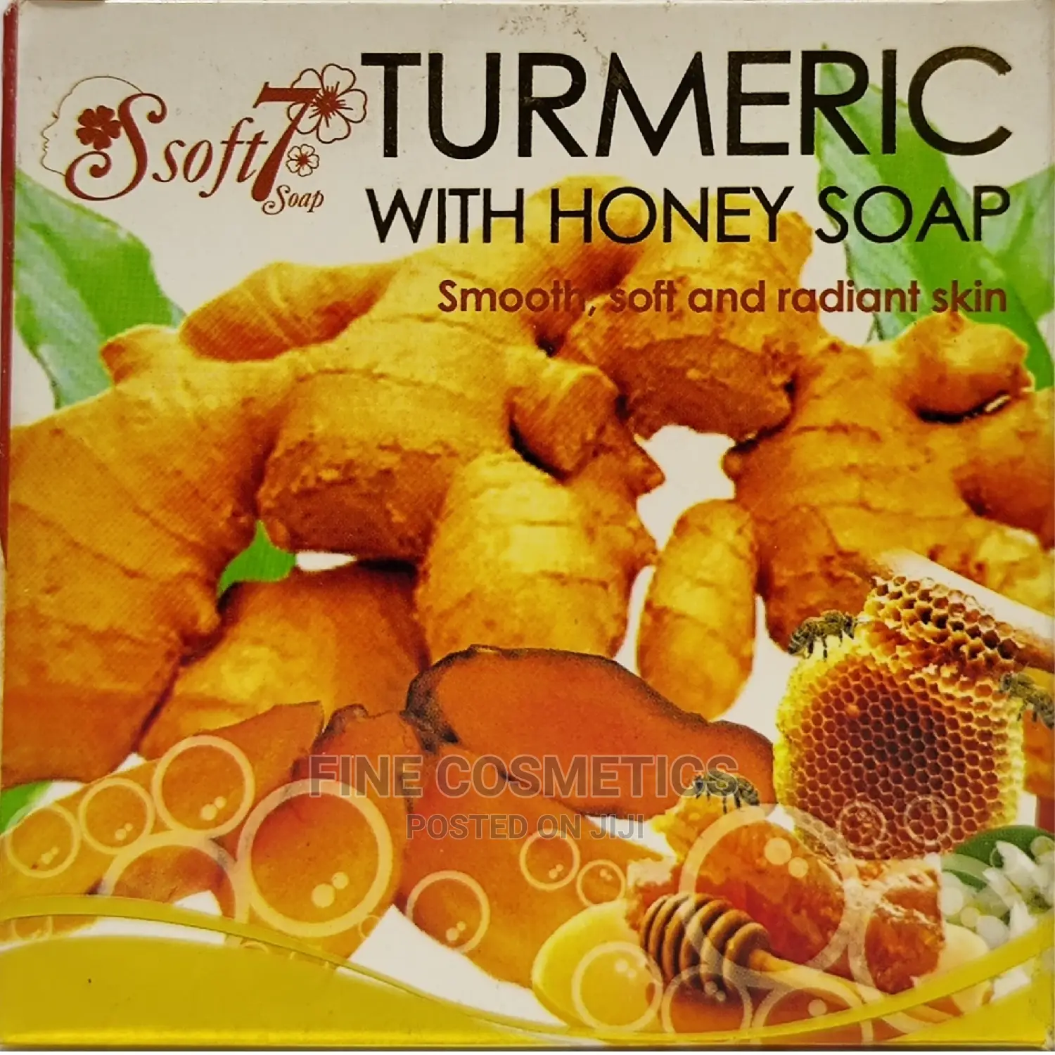 S Soft7 Turmeric Soap With Honey Extracts