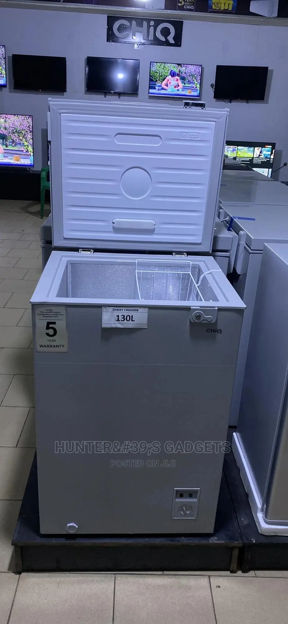 Chiq 130 Liters Chest Freezer Deep Freezer