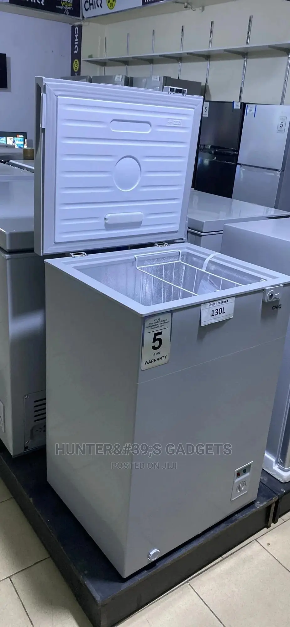 Chiq 130 Liters Chest Freezer Deep Freezer
