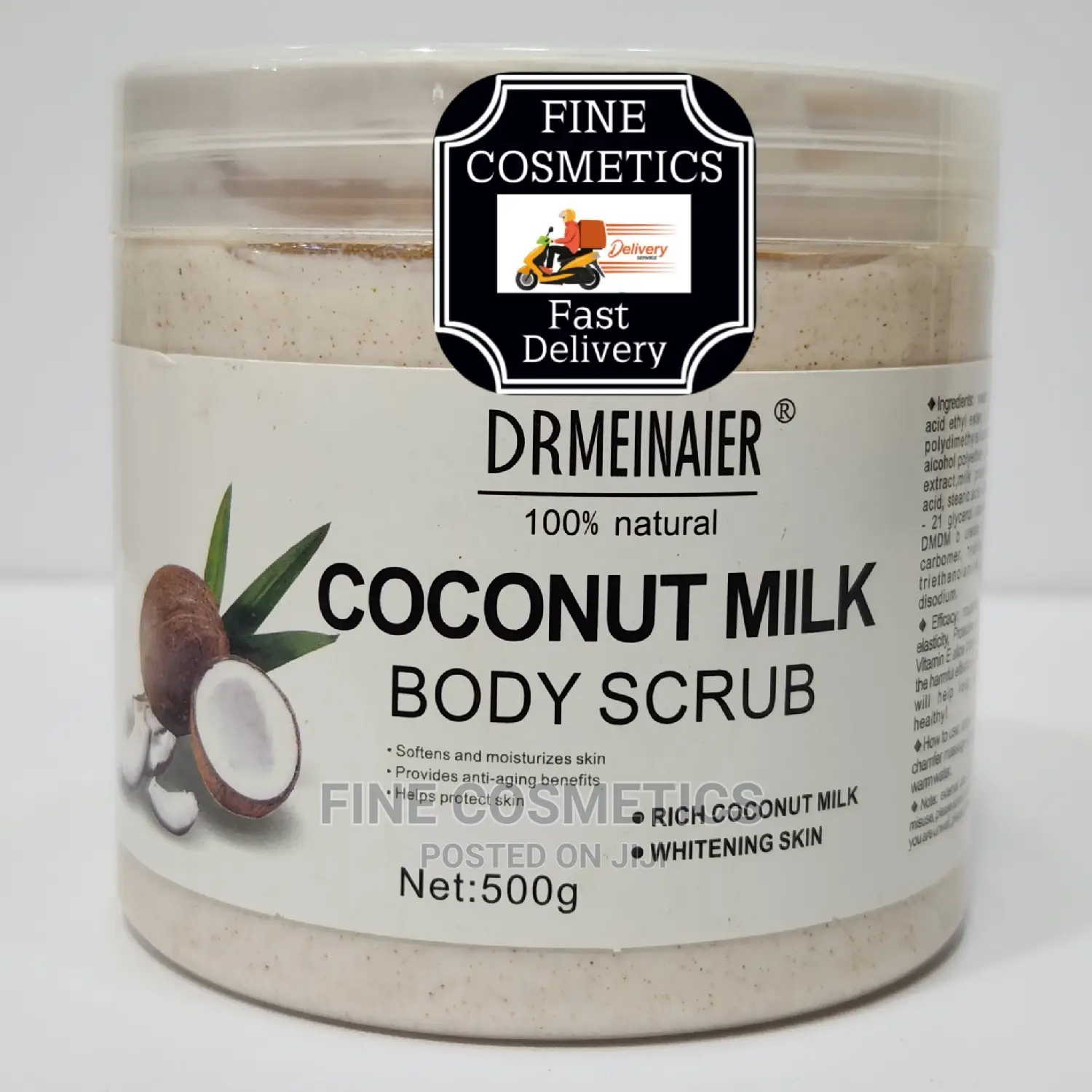 Whitening Coconut Body Milk Scrub