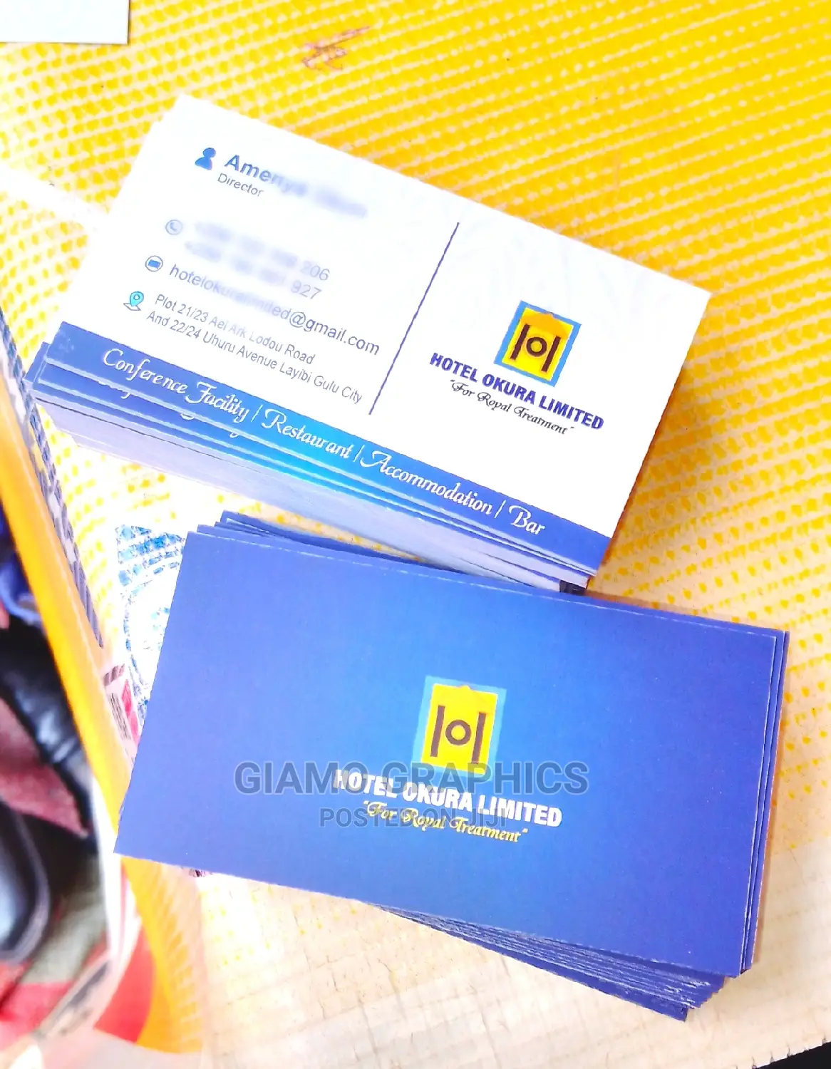 Proff Business Cards.