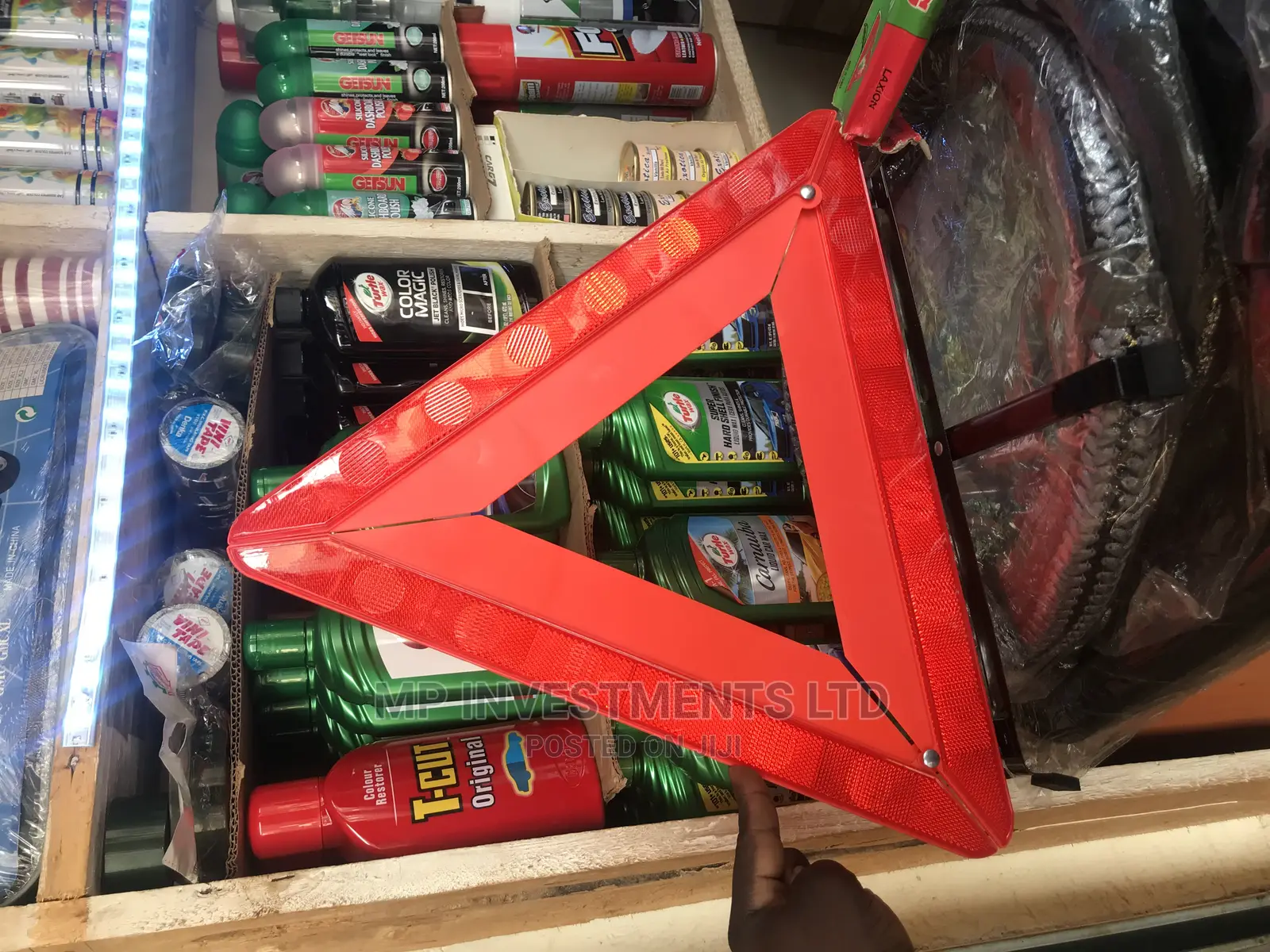 A Pair of Car Emergency Triangle Reflectors