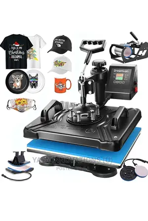 8in1 Heat Press With Control Panel