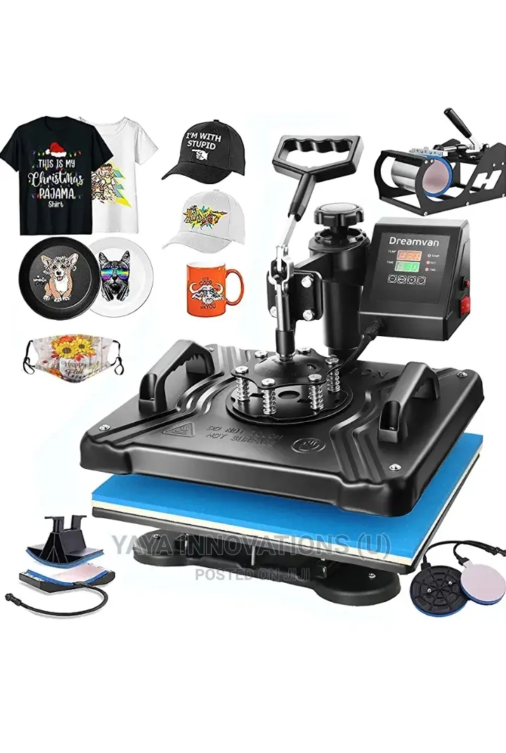 8in1 Heat Press With Control Panel