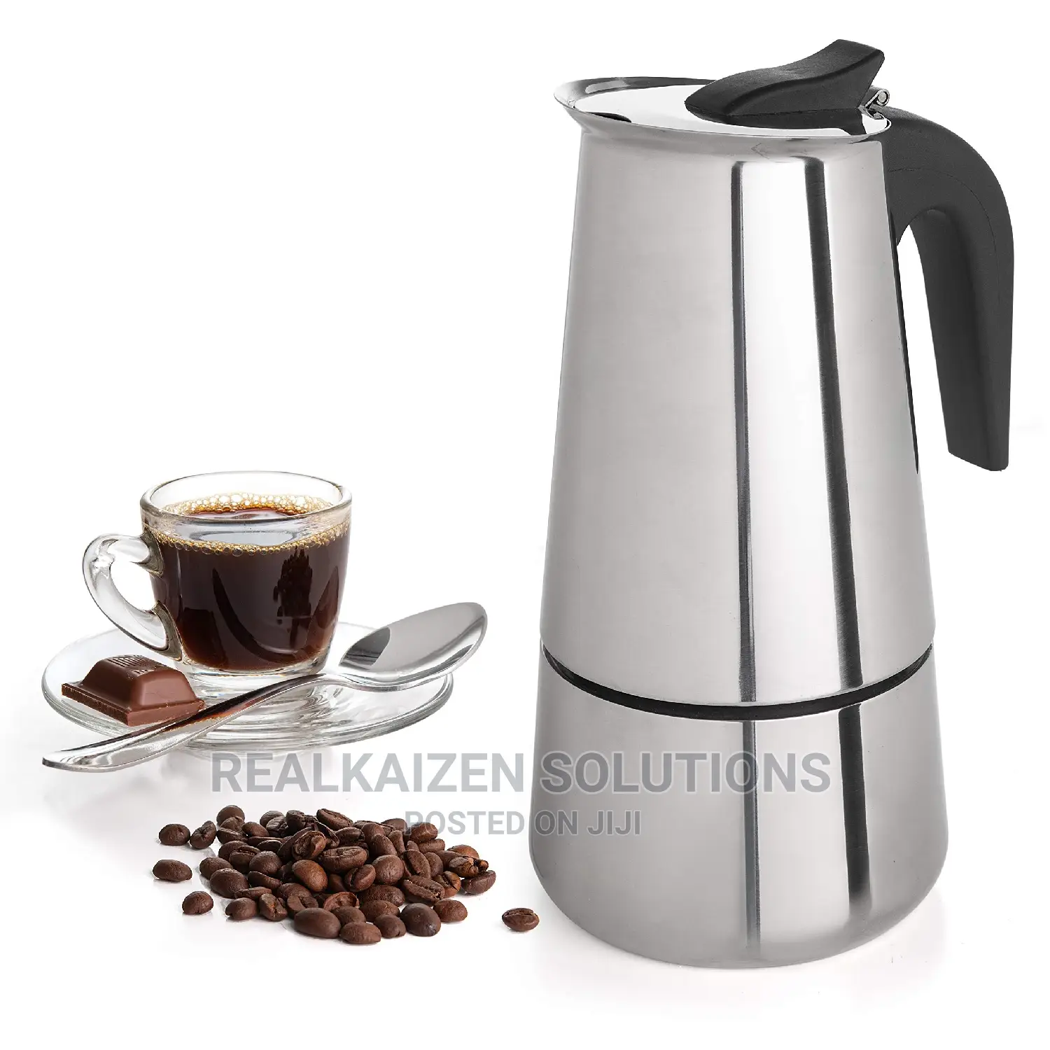 Stainless Steel 6 Cup Espresso Stovetop Moka Coffee Maker