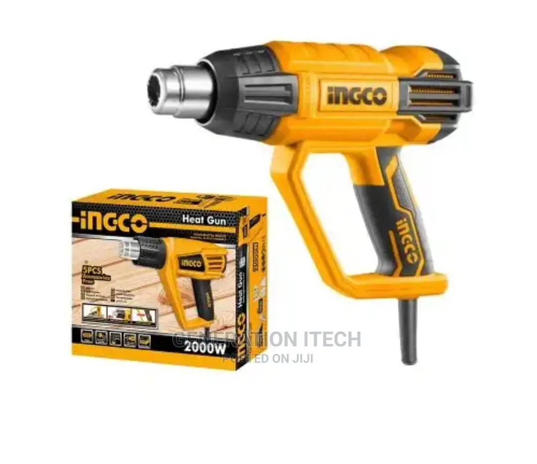 Ingco 2000W Heat Gun With Soft Rubber Grip