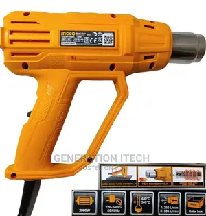 Ingco 2000W Heat Gun With Soft Rubber Grip