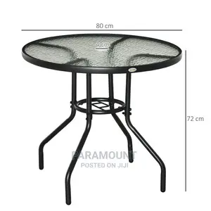 Out Door Glass Table