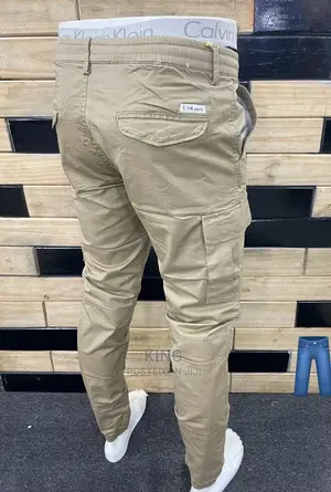 Snappy Fit Kaki Trousers