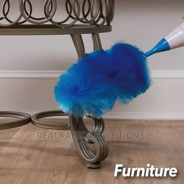 Hurricane 360 Motorized Electric Feather Spin Duster Wand