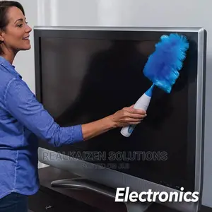 Hurricane 360 Motorized Electric Feather Spin Duster Wand