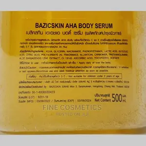 AHA Brightening and Peeling Serum With Alpha Hydroxy Acids