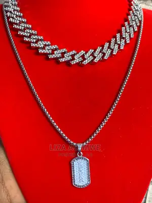 Zigzag Iced Out Chains Available