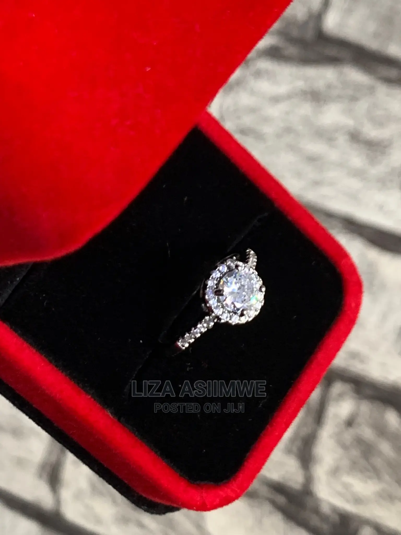 Engagement Ring Available With the Ring Box