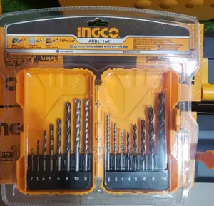 Ingco 16 Pcs Drill Bit Set For Metal, Concrete And Wood