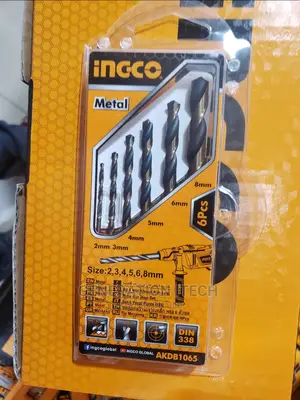 Ingco Drill Bit Set for Metal- 6 Pieces