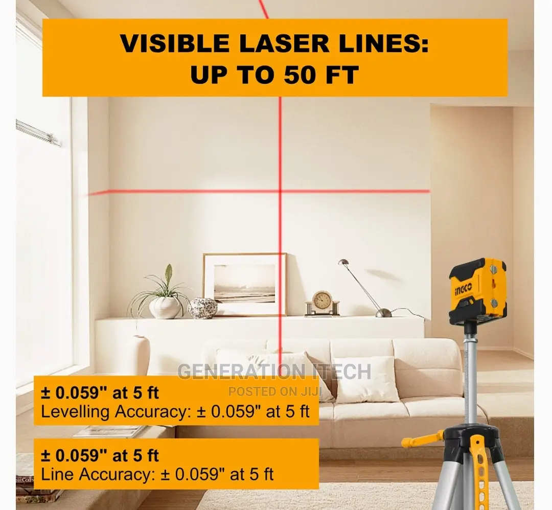Ingco Self Leveling Line Laser (15m, HLL156508)