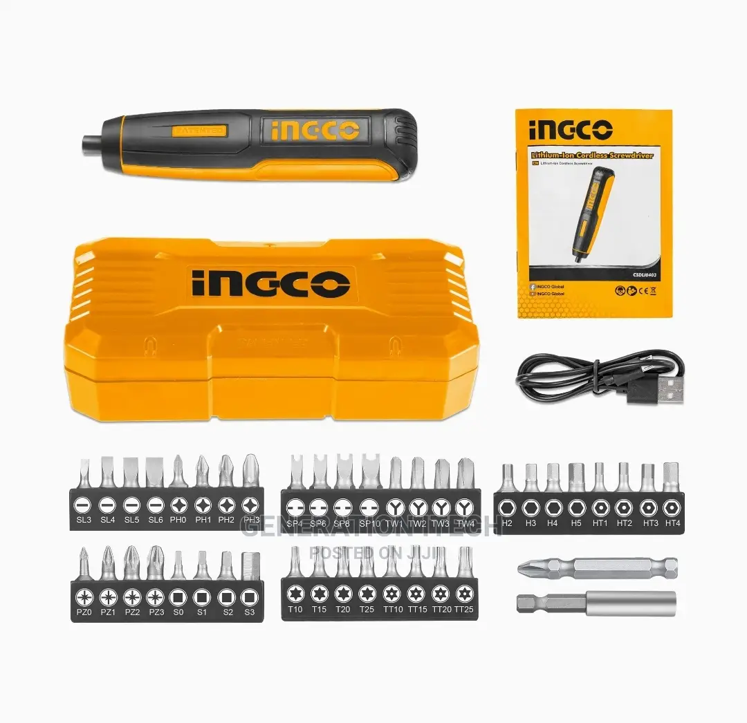 INGCO Cordless Screwdriver Drill Driver CSDLI0403