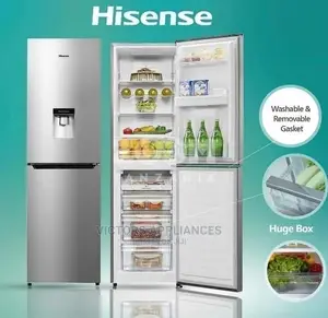Hisense 341L Double Door Refrigerator With Water Dispenser