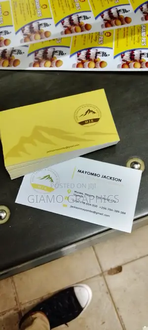 Yellow Business Card