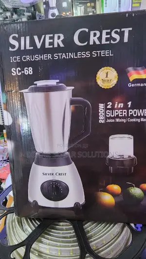 2 in 1 Stainless Steel Blender