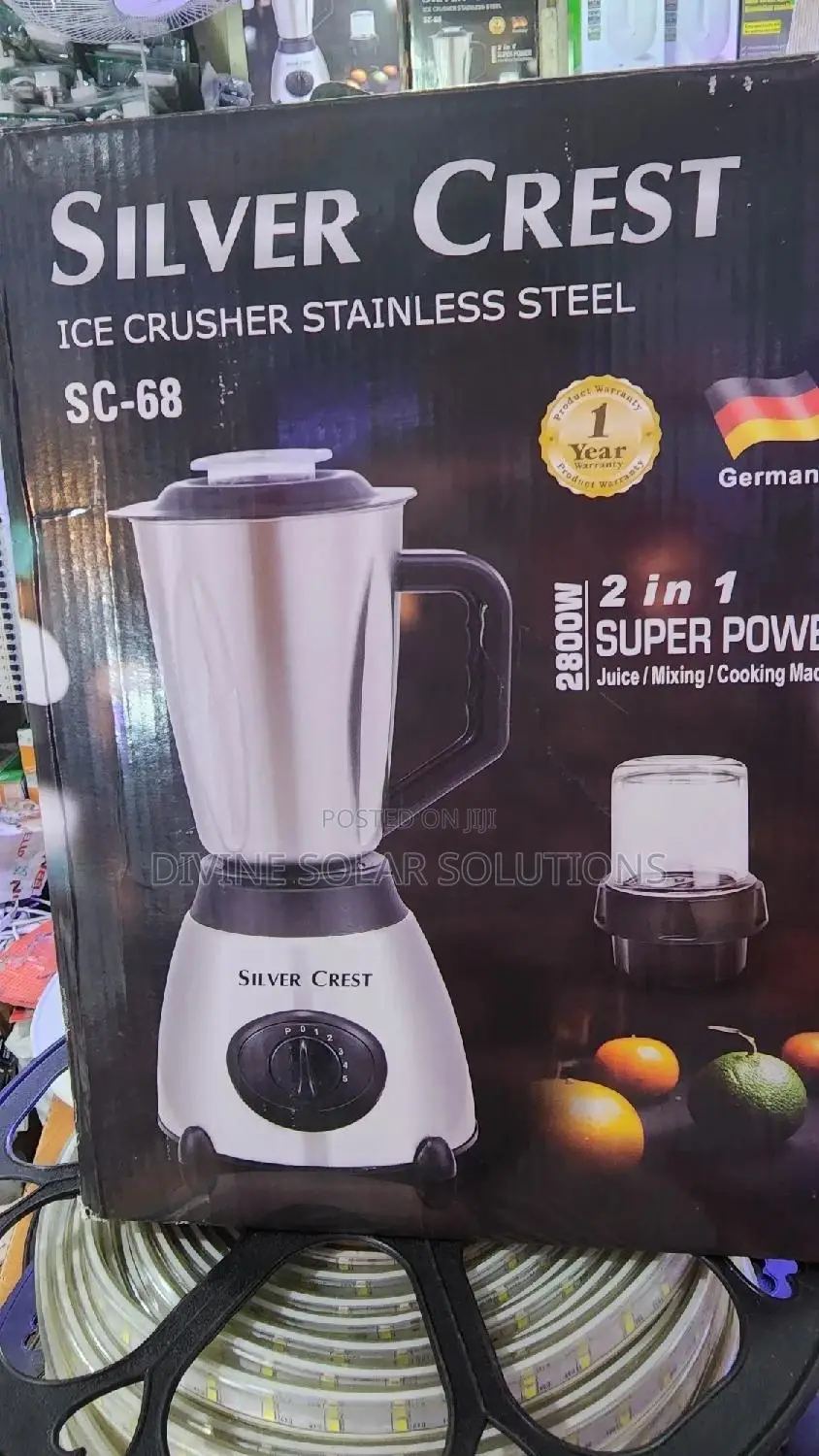 2 in 1 Stainless Steel Blender