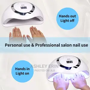 168w Double Hands/Feet Quick Uv Nail Lamp New