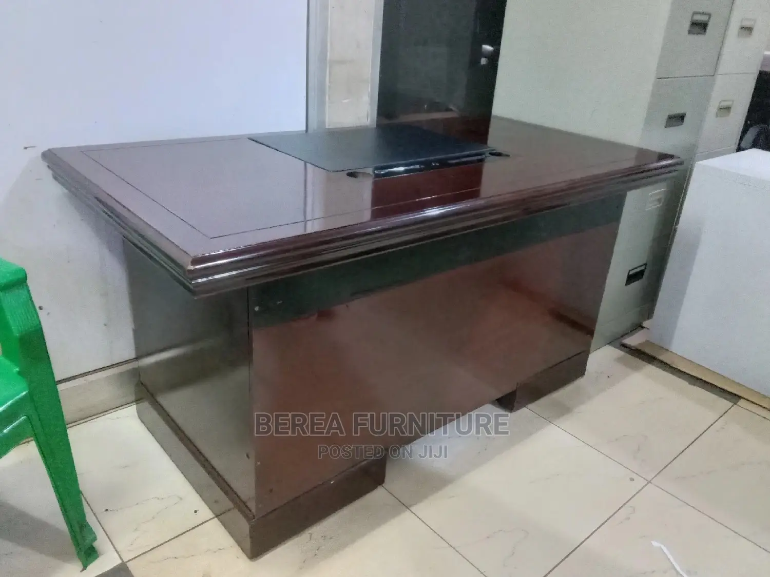 Executive Office Desk, Mahogany