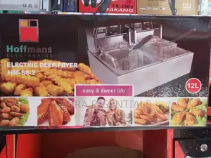 12L Hoffmans Double Electric Deep Fryer