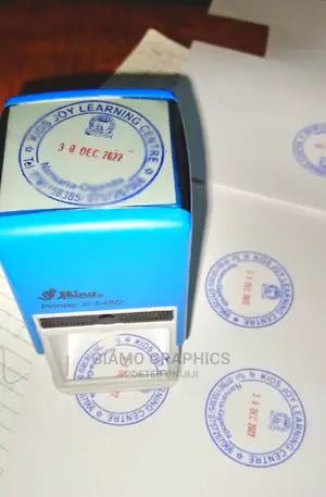 Round Shape Stamp Custom Medium Size