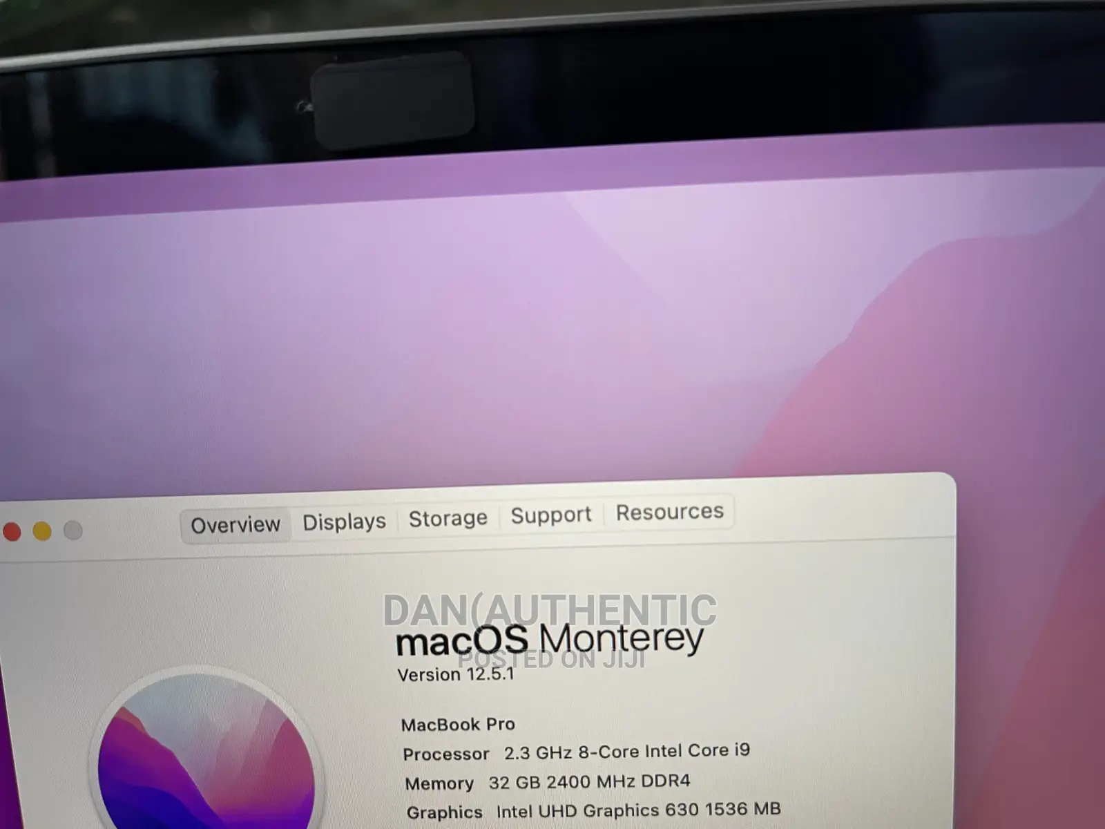 Laptop Apple MacBook Pro 2019 32GB Intel Core I9 SSD 500GB