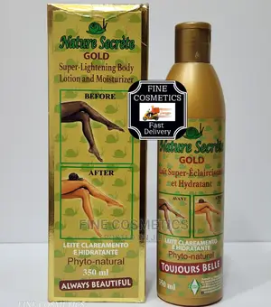 NATURE SECRETE GOLD Super Lightening Body Lotion 350ml GOLD