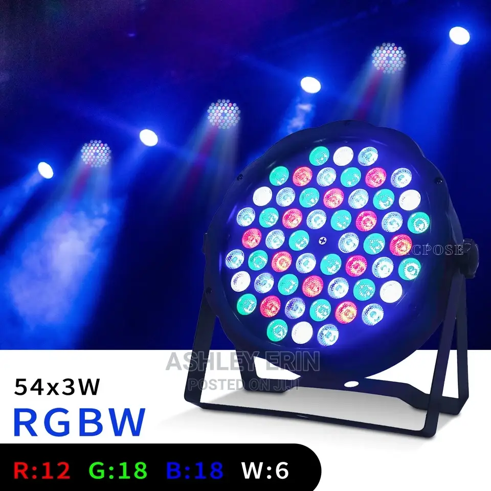 54x3w RGBW Colour Stage Par Light