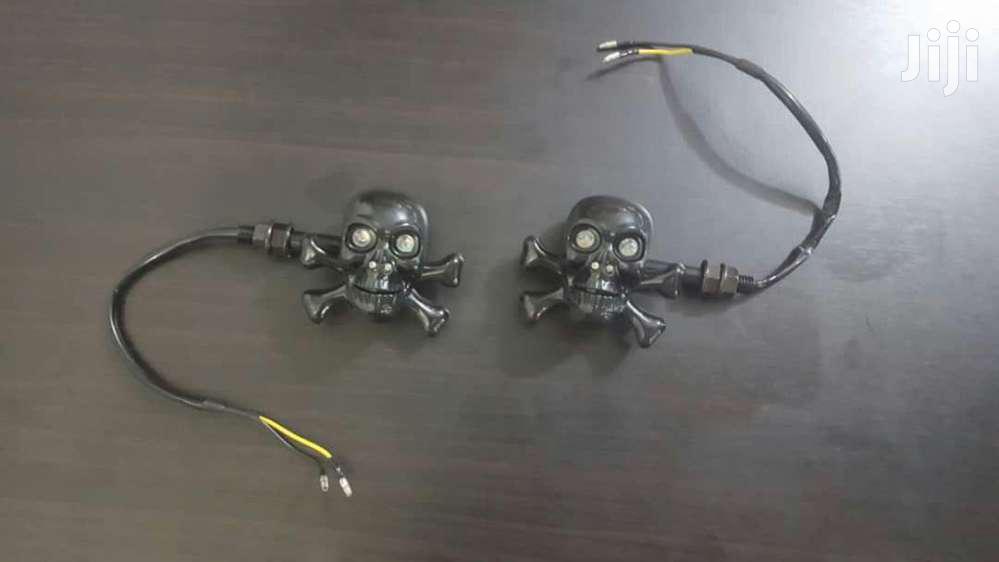 Skull Motorcycle Winker Lights