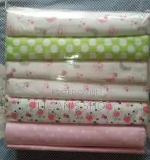 6pcs Soft Cotton Baby Bedsheets