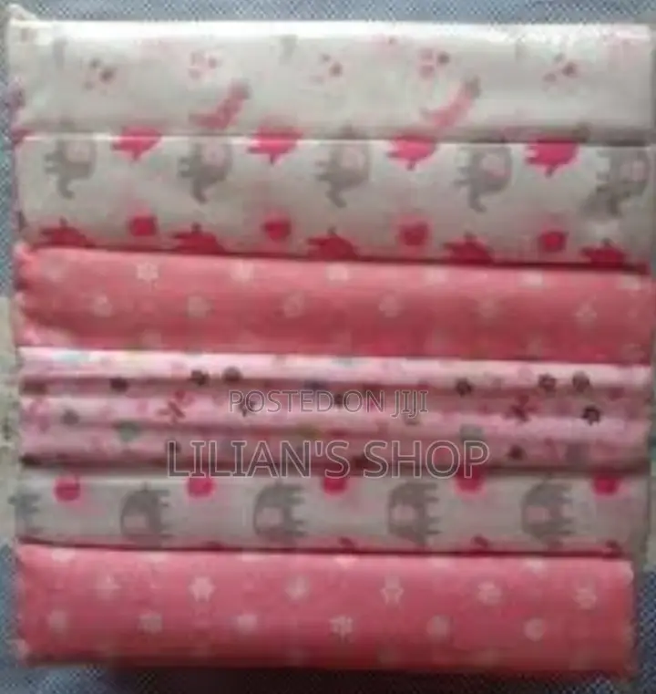 6pcs Soft Cotton Baby Bedsheets