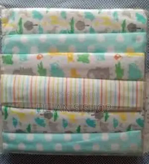 6pcs Soft Cotton Baby Bedsheets