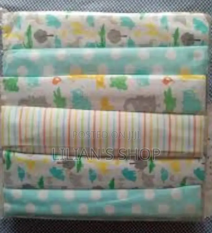 6pcs Soft Cotton Baby Bedsheets