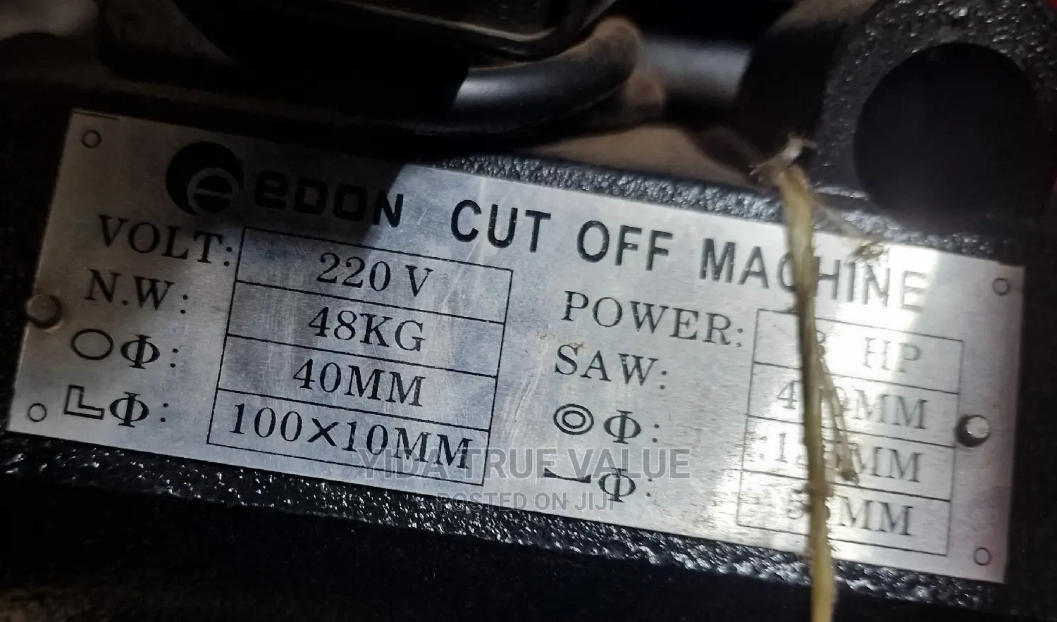 Cut Off Machine Heavy Duty With Motor